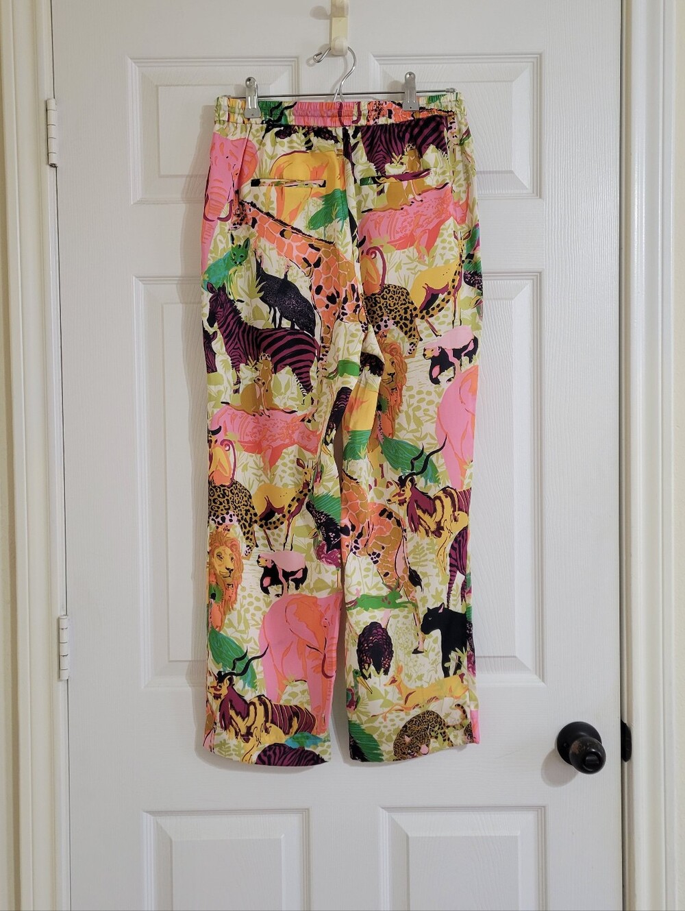 J. Crew Ratti Safari Pants Jungle Critters - Picture 6 of 7
